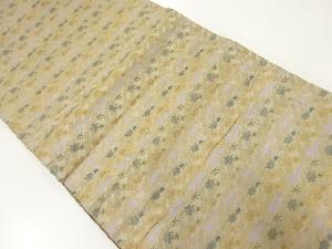 アンティーク　楓模様織出し昼夜帯（材料）